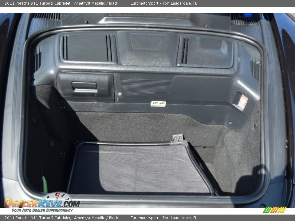 2011 Porsche 911 Turbo S Cabriolet Amethyst Metallic / Black Photo #39