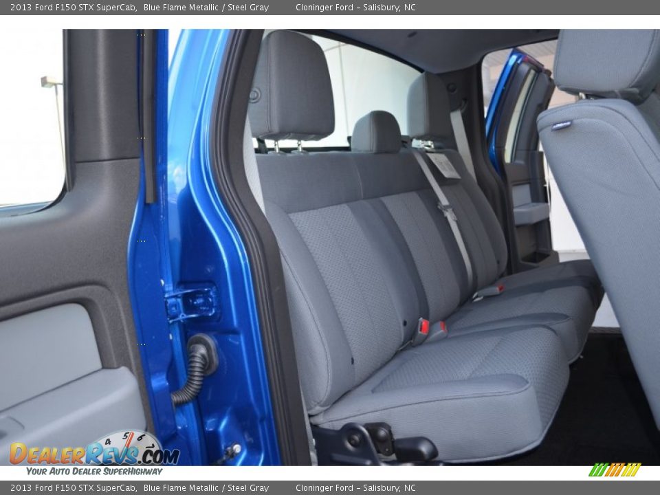 2013 Ford F150 STX SuperCab Blue Flame Metallic / Steel Gray Photo #13