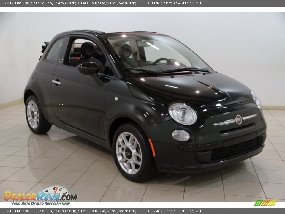 Front 3/4 View of 2012 Fiat 500 c cabrio Pop Photo #1