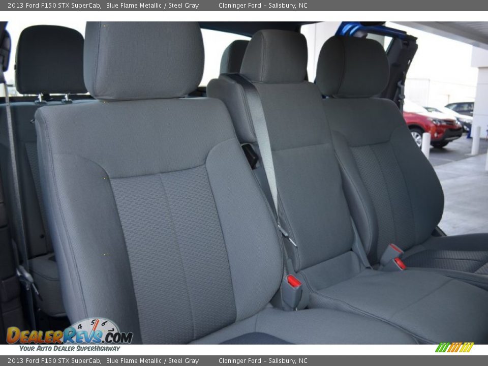 2013 Ford F150 STX SuperCab Blue Flame Metallic / Steel Gray Photo #16