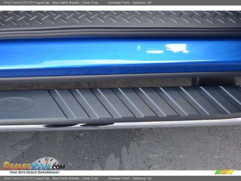 2013 Ford F150 STX SuperCab Blue Flame Metallic / Steel Gray Photo #17