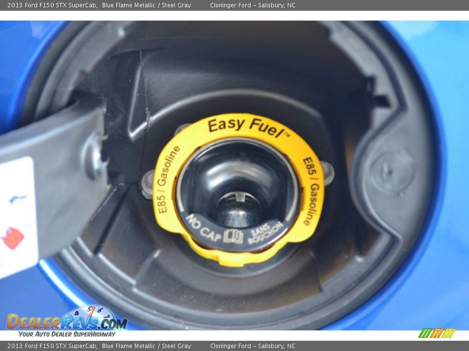 2013 Ford F150 STX SuperCab Blue Flame Metallic / Steel Gray Photo #22