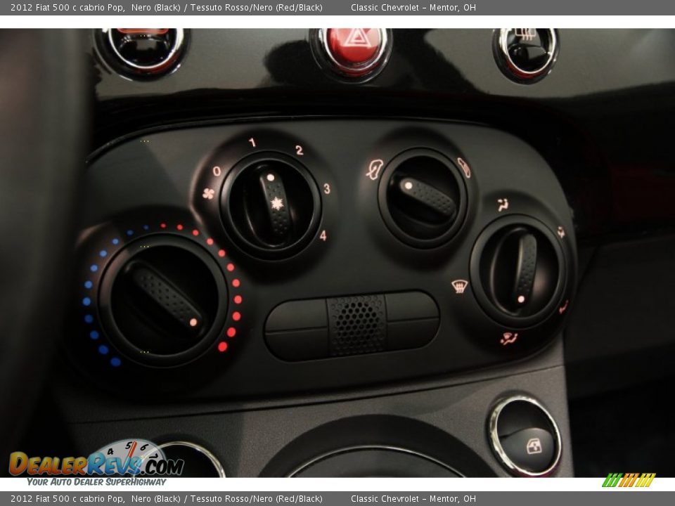Controls of 2012 Fiat 500 c cabrio Pop Photo #9