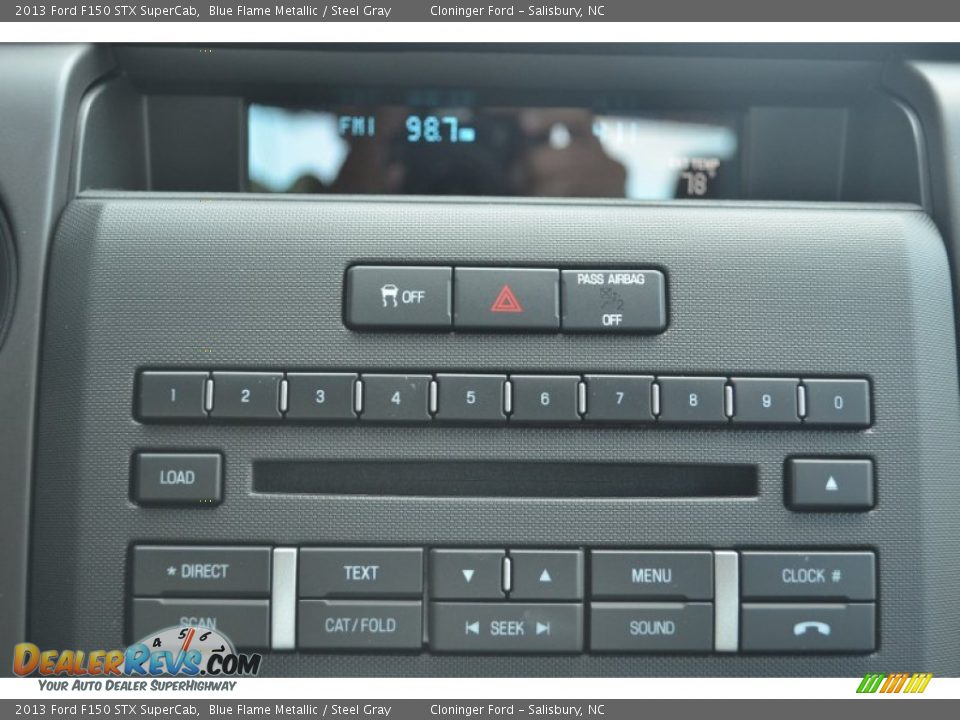 2013 Ford F150 STX SuperCab Blue Flame Metallic / Steel Gray Photo #25