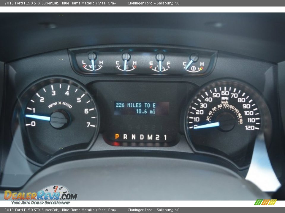 2013 Ford F150 STX SuperCab Blue Flame Metallic / Steel Gray Photo #29