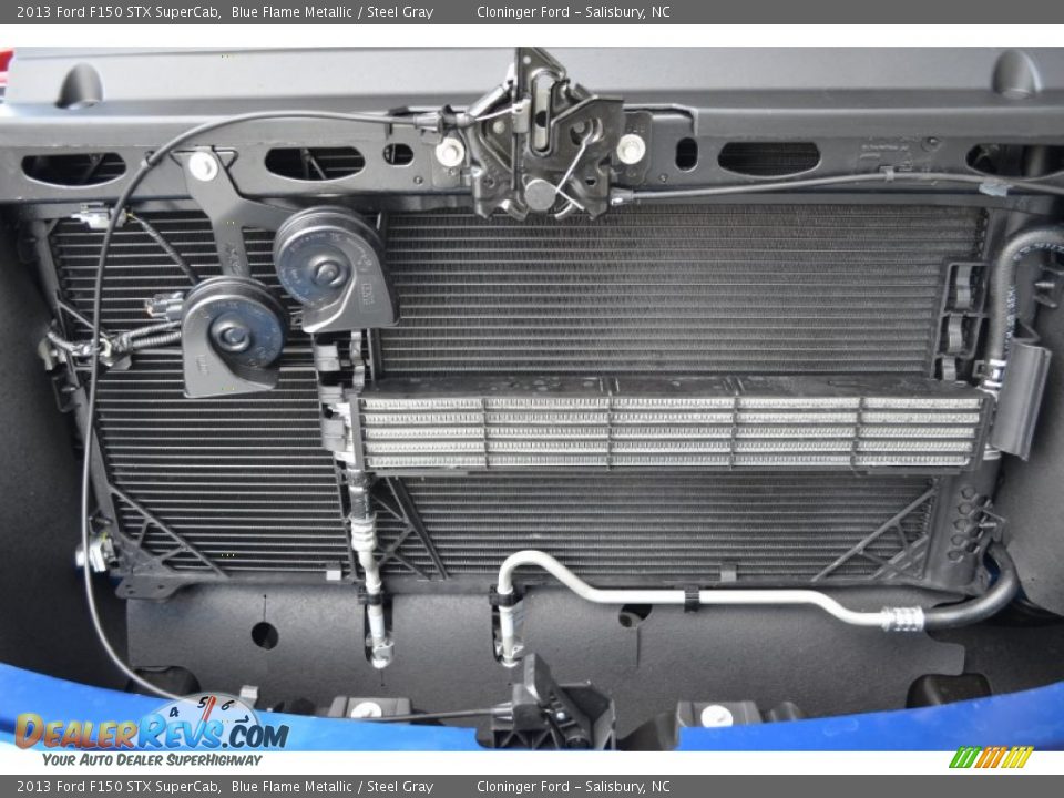 2013 Ford F150 STX SuperCab Blue Flame Metallic / Steel Gray Photo #34