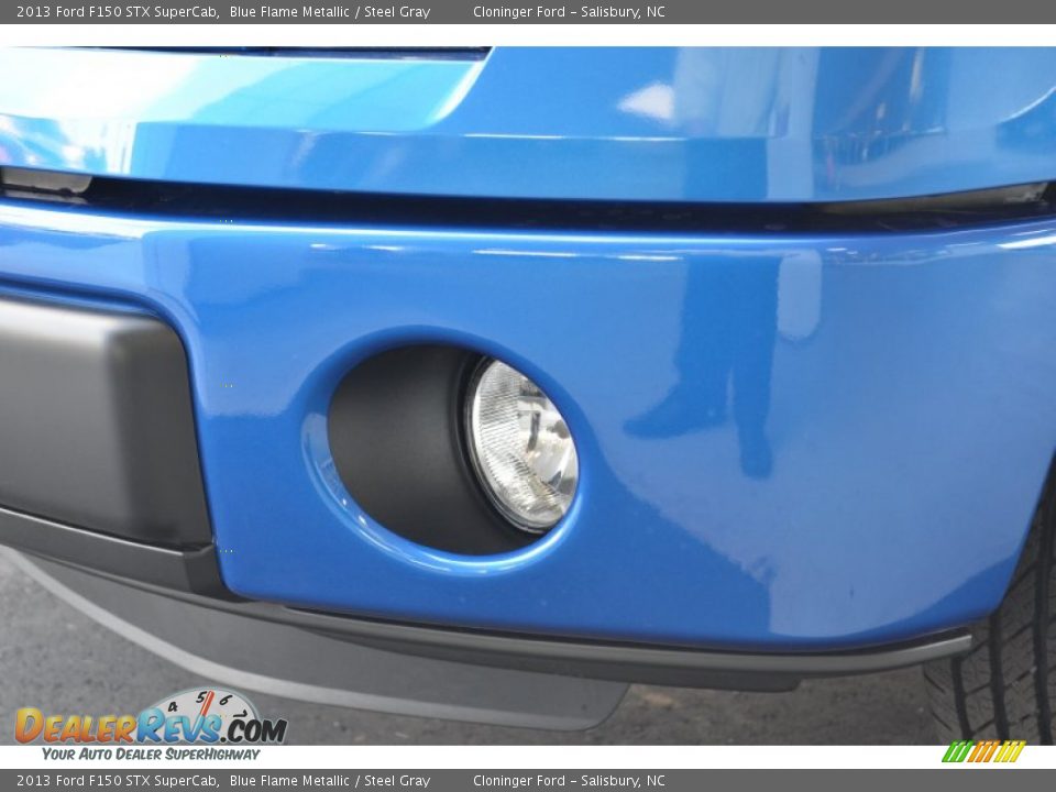2013 Ford F150 STX SuperCab Blue Flame Metallic / Steel Gray Photo #35