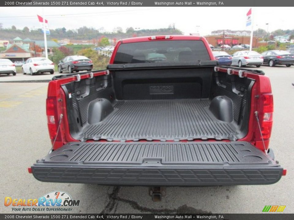 2008 Chevrolet Silverado 1500 Z71 Extended Cab 4x4 Victory Red / Ebony Photo #9