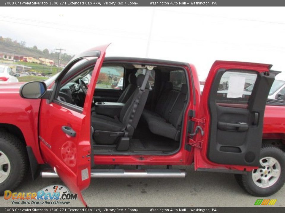 2008 Chevrolet Silverado 1500 Z71 Extended Cab 4x4 Victory Red / Ebony Photo #10