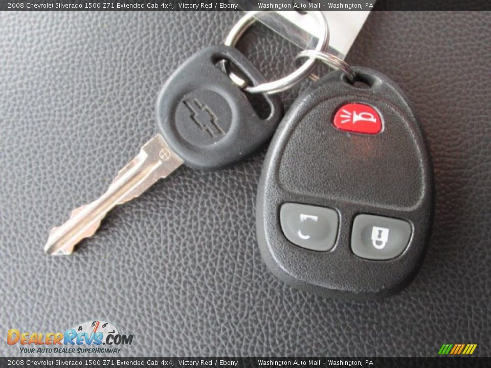 2008 Chevrolet Silverado 1500 Z71 Extended Cab 4x4 Victory Red / Ebony Photo #18