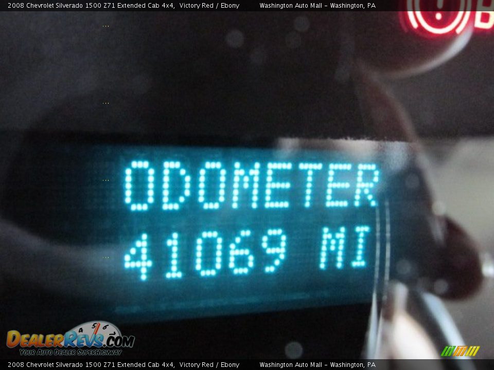 2008 Chevrolet Silverado 1500 Z71 Extended Cab 4x4 Victory Red / Ebony Photo #20