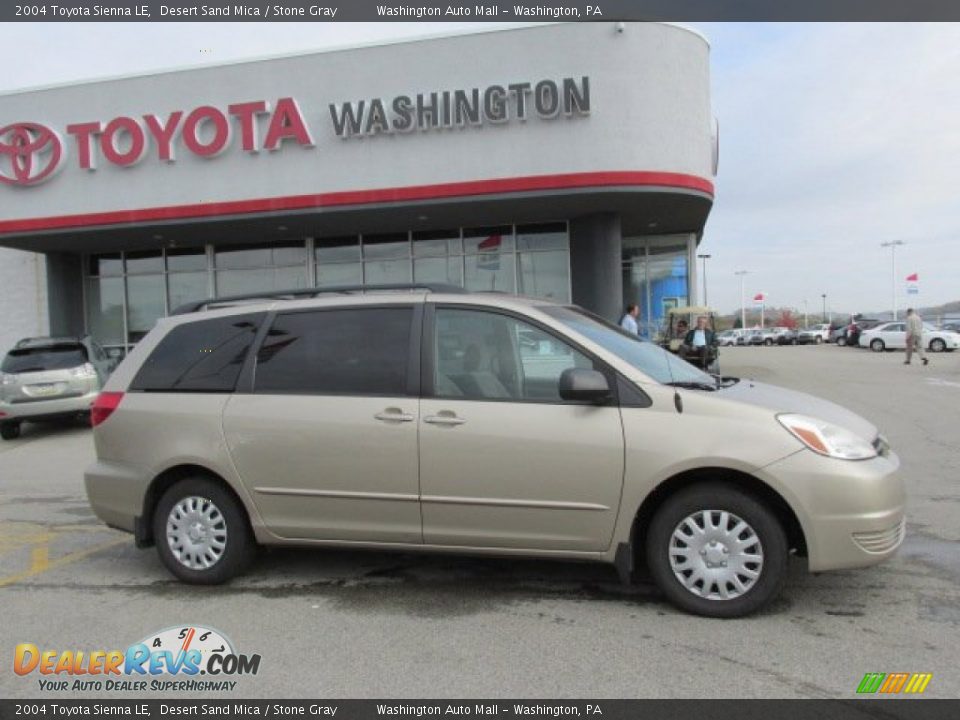 2004 Toyota Sienna LE Desert Sand Mica / Stone Gray Photo #2