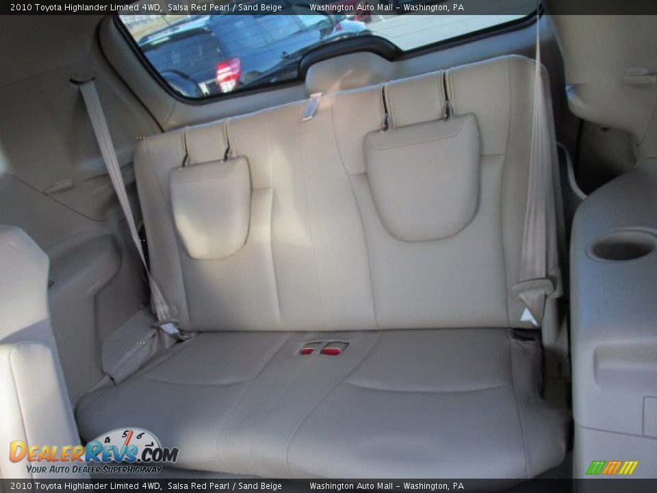 2010 Toyota Highlander Limited 4WD Salsa Red Pearl / Sand Beige Photo #13