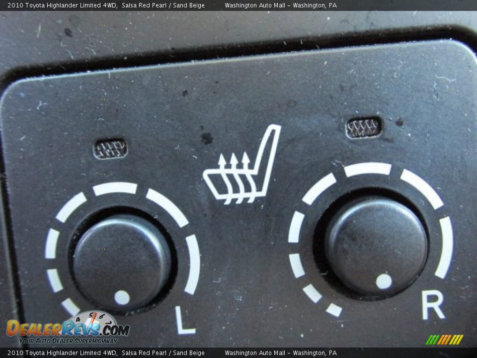 2010 Toyota Highlander Limited 4WD Salsa Red Pearl / Sand Beige Photo #16