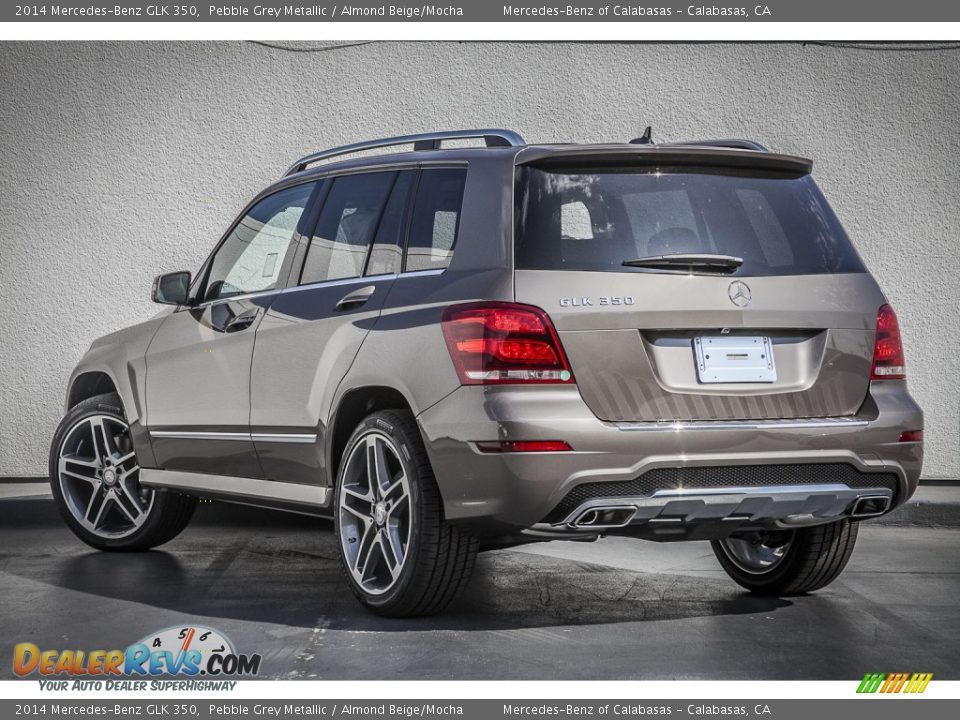 2014 Mercedes-Benz GLK 350 Pebble Grey Metallic / Almond Beige/Mocha Photo #2