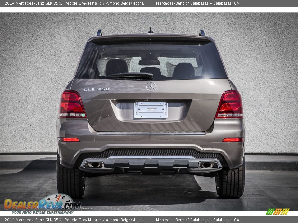 2014 Mercedes-Benz GLK 350 Pebble Grey Metallic / Almond Beige/Mocha Photo #3