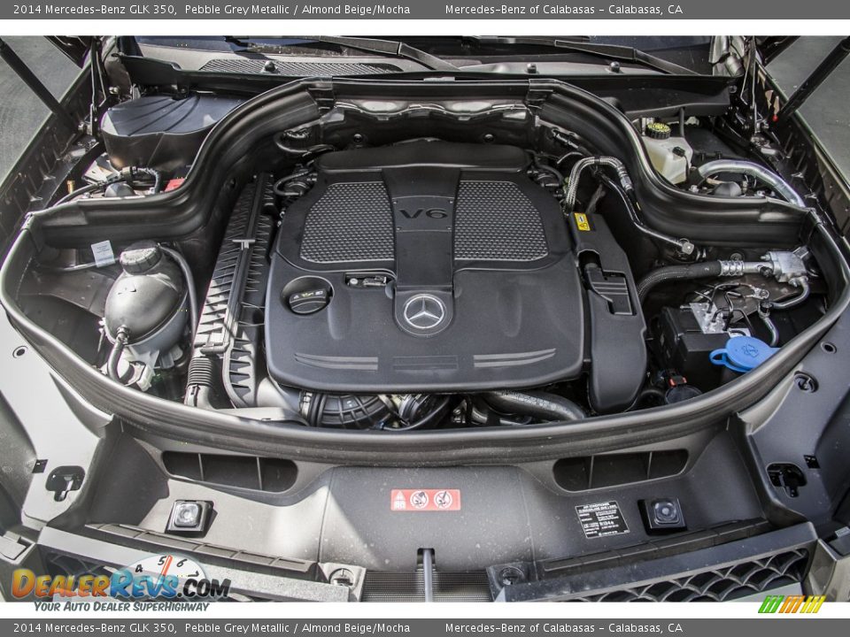 2014 Mercedes-Benz GLK 350 Pebble Grey Metallic / Almond Beige/Mocha Photo #9