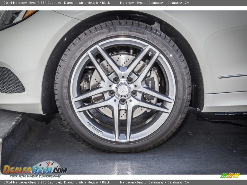 2014 Mercedes-Benz E 350 Cabriolet Diamond White Metallic / Black Photo #10