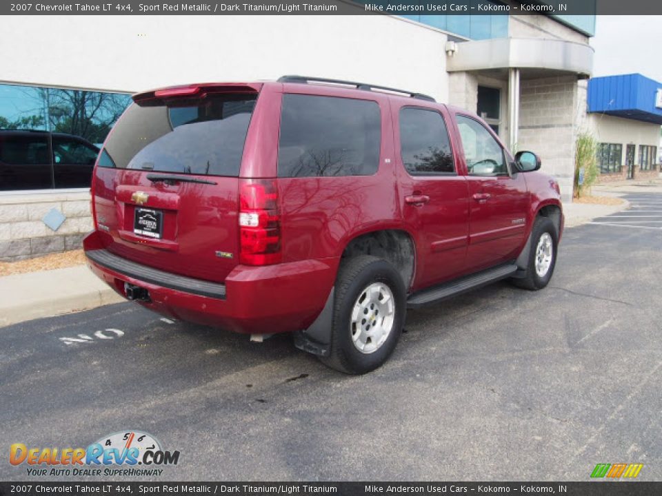 2007 Chevrolet Tahoe LT 4x4 Sport Red Metallic / Dark Titanium/Light Titanium Photo #3