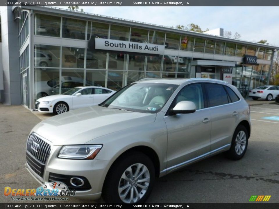 2014 Audi Q5 2.0 TFSI quattro Cuvee Silver Metallic / Titanium Gray Photo #1