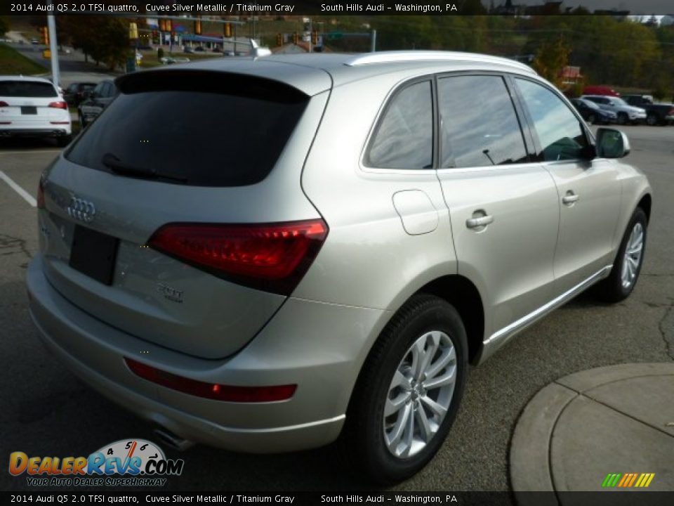 2014 Audi Q5 2.0 TFSI quattro Cuvee Silver Metallic / Titanium Gray Photo #4
