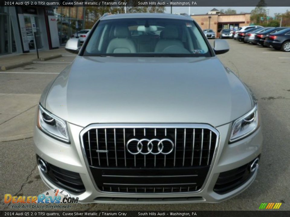 2014 Audi Q5 2.0 TFSI quattro Cuvee Silver Metallic / Titanium Gray Photo #6