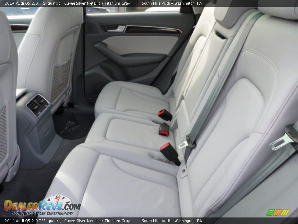 2014 Audi Q5 2.0 TFSI quattro Cuvee Silver Metallic / Titanium Gray Photo #9