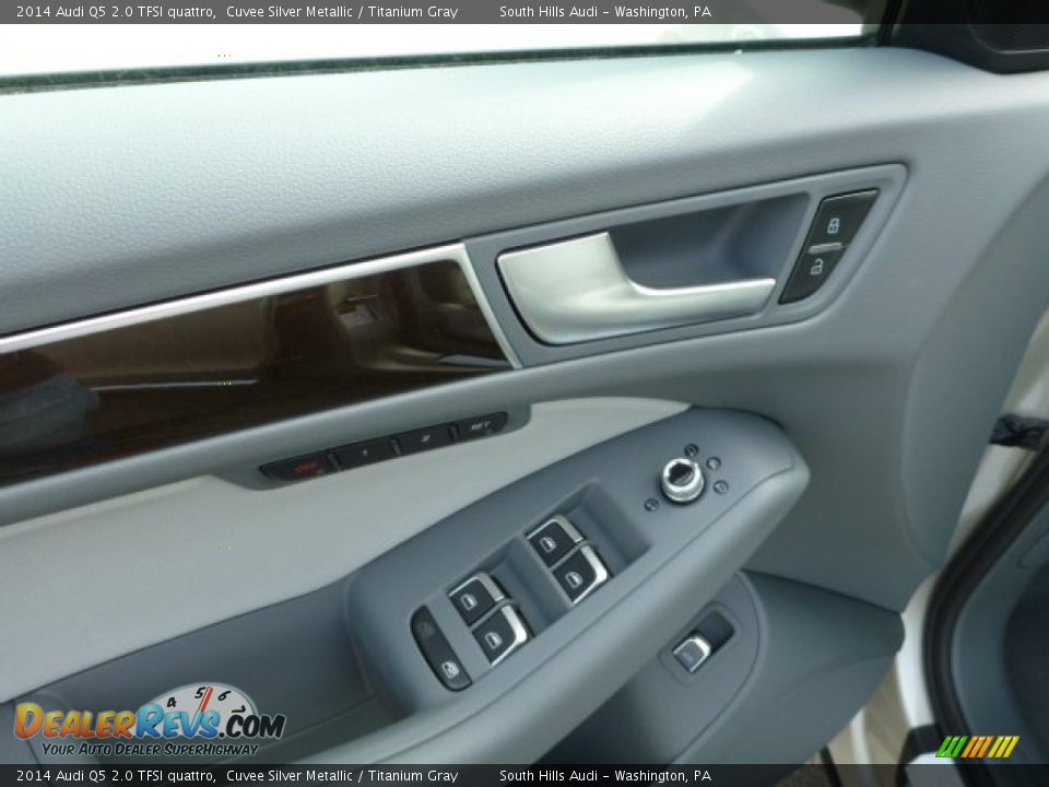 2014 Audi Q5 2.0 TFSI quattro Cuvee Silver Metallic / Titanium Gray Photo #11
