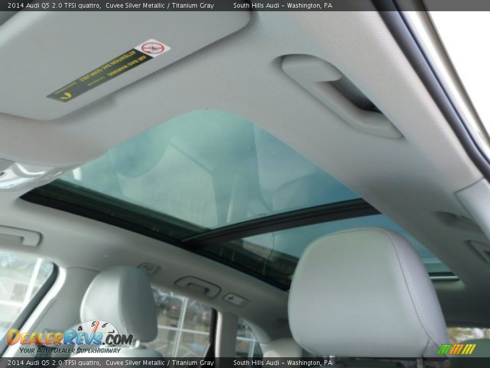 2014 Audi Q5 2.0 TFSI quattro Cuvee Silver Metallic / Titanium Gray Photo #13