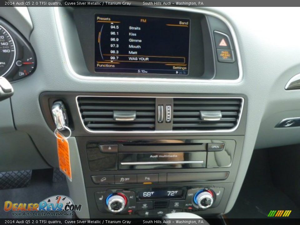 2014 Audi Q5 2.0 TFSI quattro Cuvee Silver Metallic / Titanium Gray Photo #15
