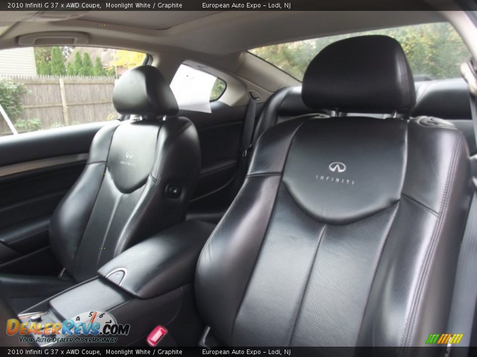 2010 Infiniti G 37 x AWD Coupe Moonlight White / Graphite Photo #9