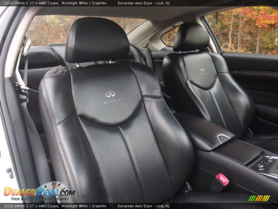 2010 Infiniti G 37 x AWD Coupe Moonlight White / Graphite Photo #12