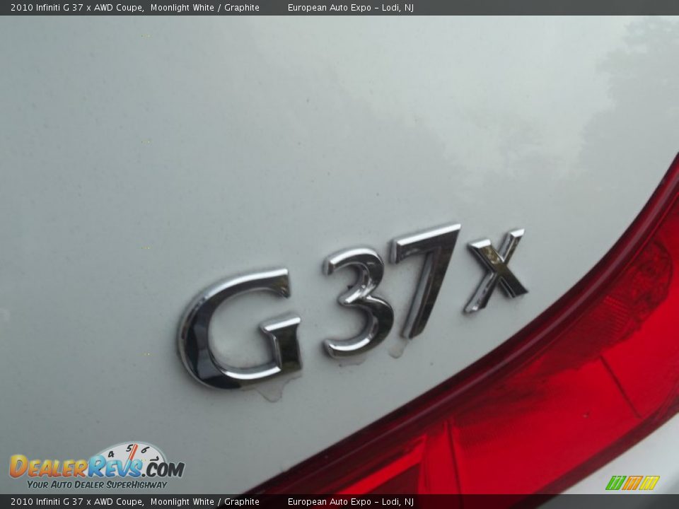 2010 Infiniti G 37 x AWD Coupe Moonlight White / Graphite Photo #14