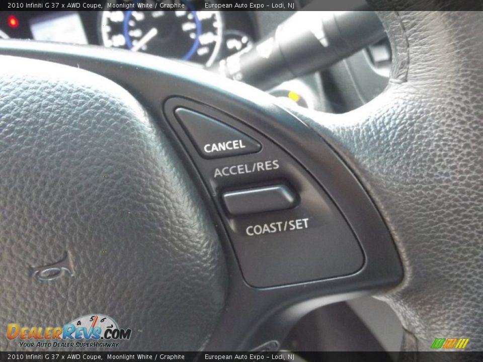 2010 Infiniti G 37 x AWD Coupe Moonlight White / Graphite Photo #23