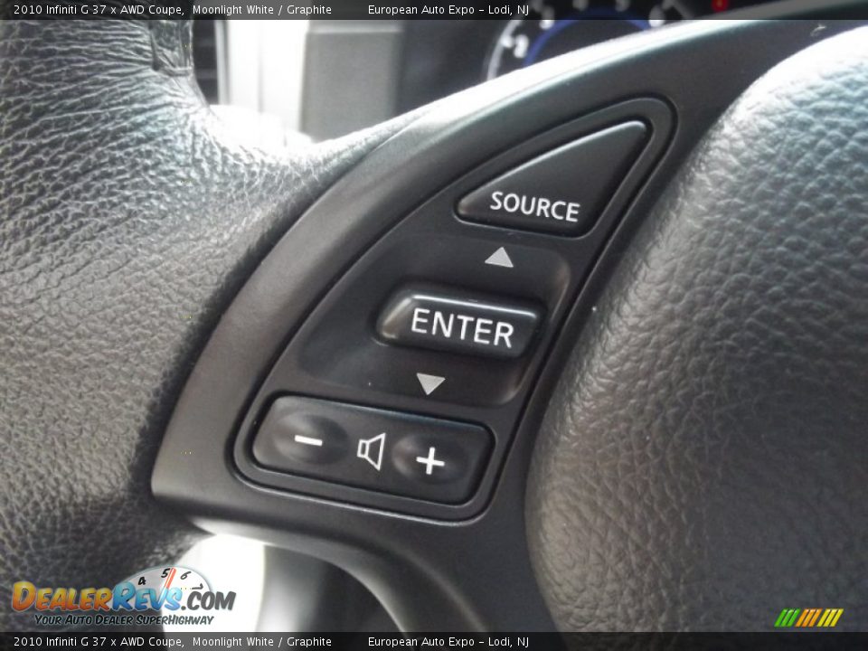 2010 Infiniti G 37 x AWD Coupe Moonlight White / Graphite Photo #25