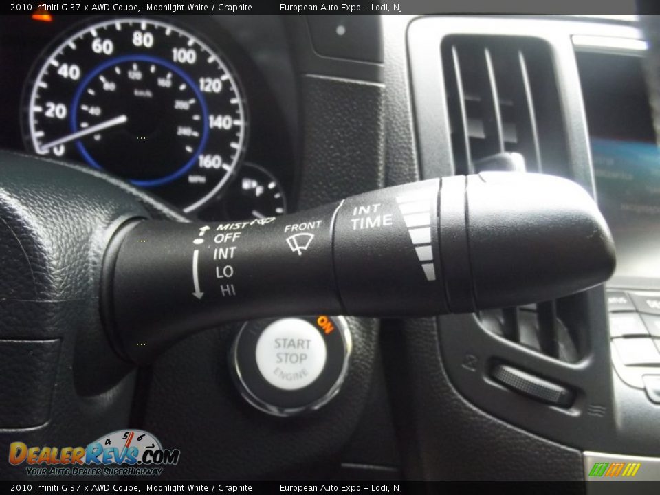2010 Infiniti G 37 x AWD Coupe Moonlight White / Graphite Photo #27