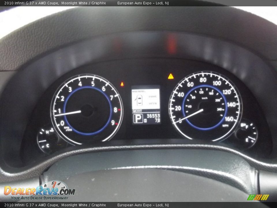 2010 Infiniti G 37 x AWD Coupe Moonlight White / Graphite Photo #29