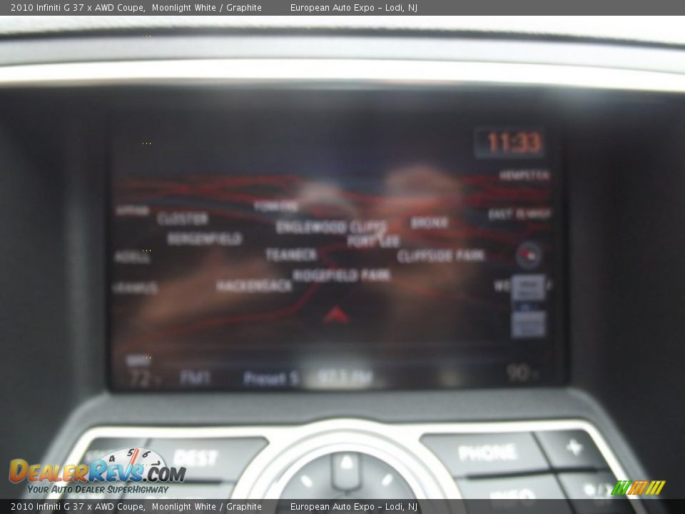 2010 Infiniti G 37 x AWD Coupe Moonlight White / Graphite Photo #31