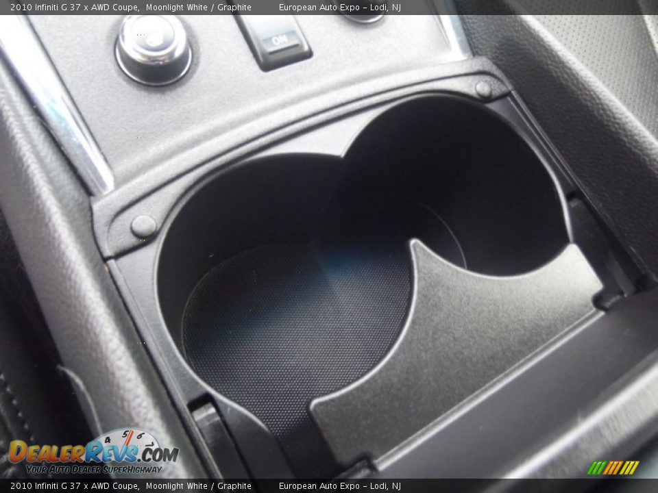 2010 Infiniti G 37 x AWD Coupe Moonlight White / Graphite Photo #36