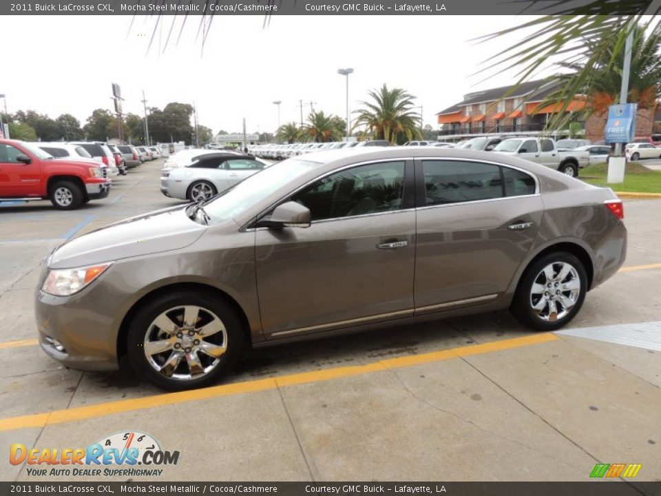 2011 Buick LaCrosse CXL Mocha Steel Metallic / Cocoa/Cashmere Photo #5