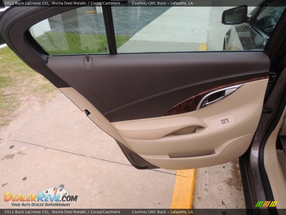 2011 Buick LaCrosse CXL Mocha Steel Metallic / Cocoa/Cashmere Photo #11