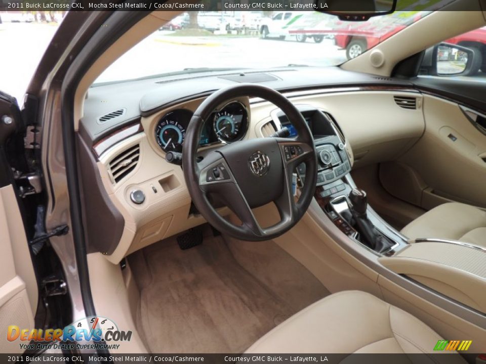 2011 Buick LaCrosse CXL Mocha Steel Metallic / Cocoa/Cashmere Photo #12