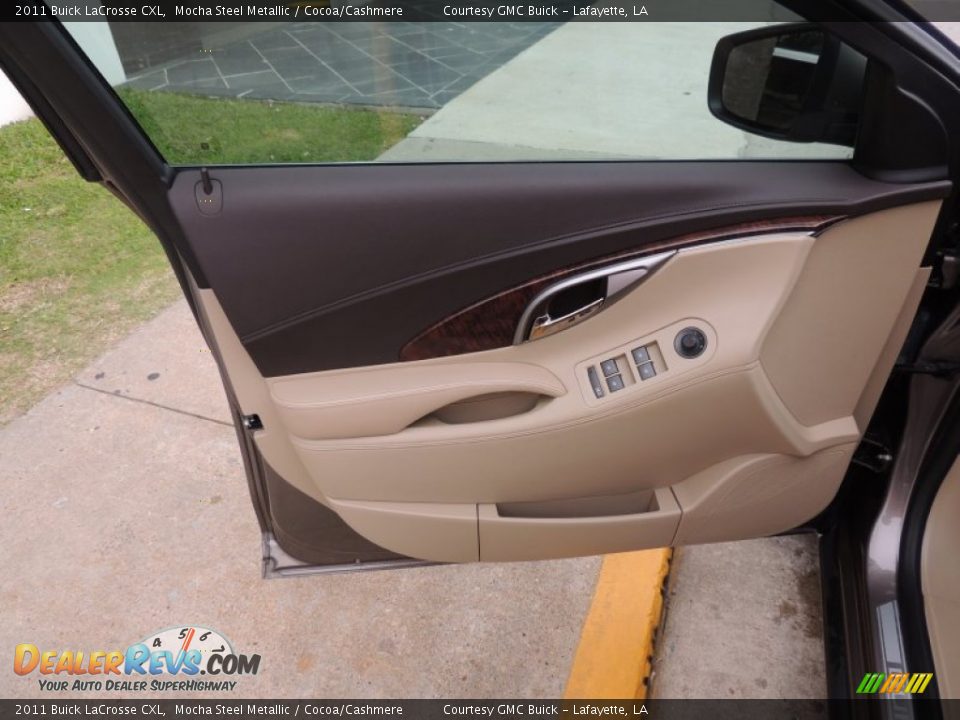 2011 Buick LaCrosse CXL Mocha Steel Metallic / Cocoa/Cashmere Photo #13