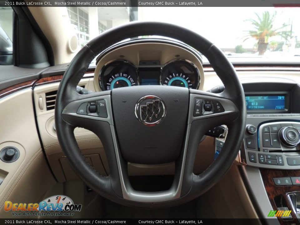 2011 Buick LaCrosse CXL Mocha Steel Metallic / Cocoa/Cashmere Photo #14