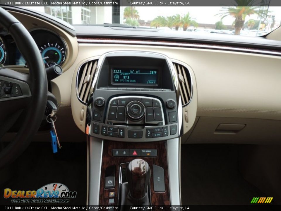 2011 Buick LaCrosse CXL Mocha Steel Metallic / Cocoa/Cashmere Photo #17
