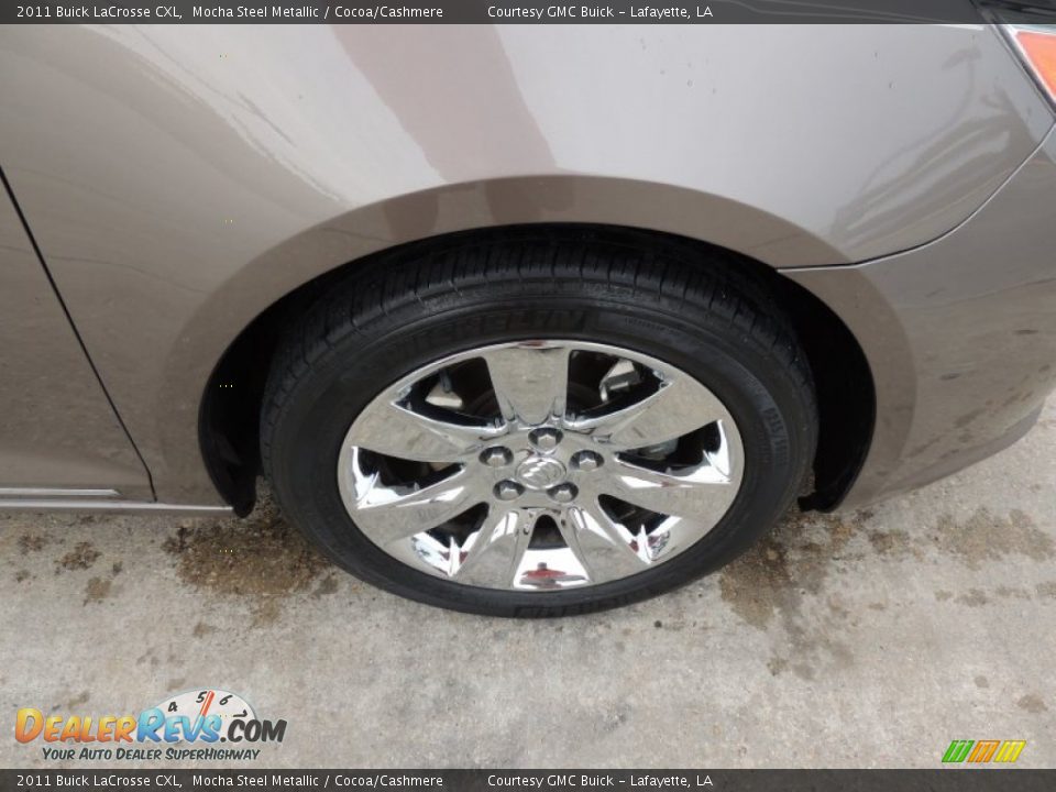 2011 Buick LaCrosse CXL Mocha Steel Metallic / Cocoa/Cashmere Photo #24