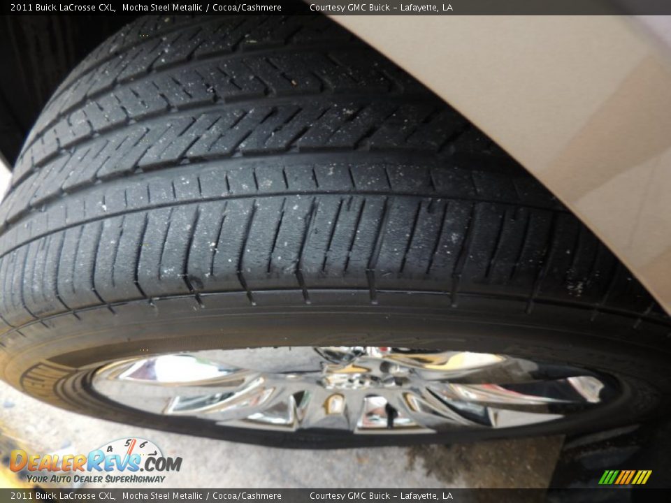 2011 Buick LaCrosse CXL Mocha Steel Metallic / Cocoa/Cashmere Photo #25
