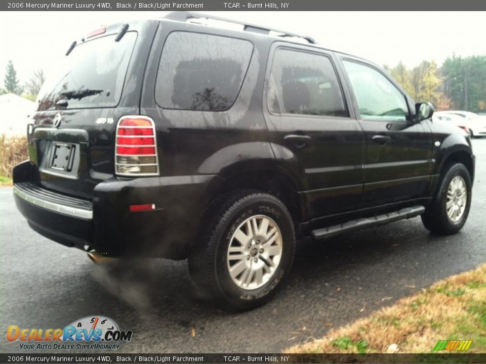2006 Mercury Mariner Luxury 4WD Black / Black/Light Parchment Photo #5