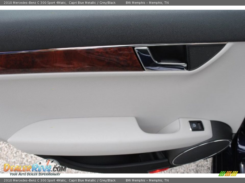 2010 Mercedes-Benz C 300 Sport 4Matic Capri Blue Metallic / Grey/Black Photo #16