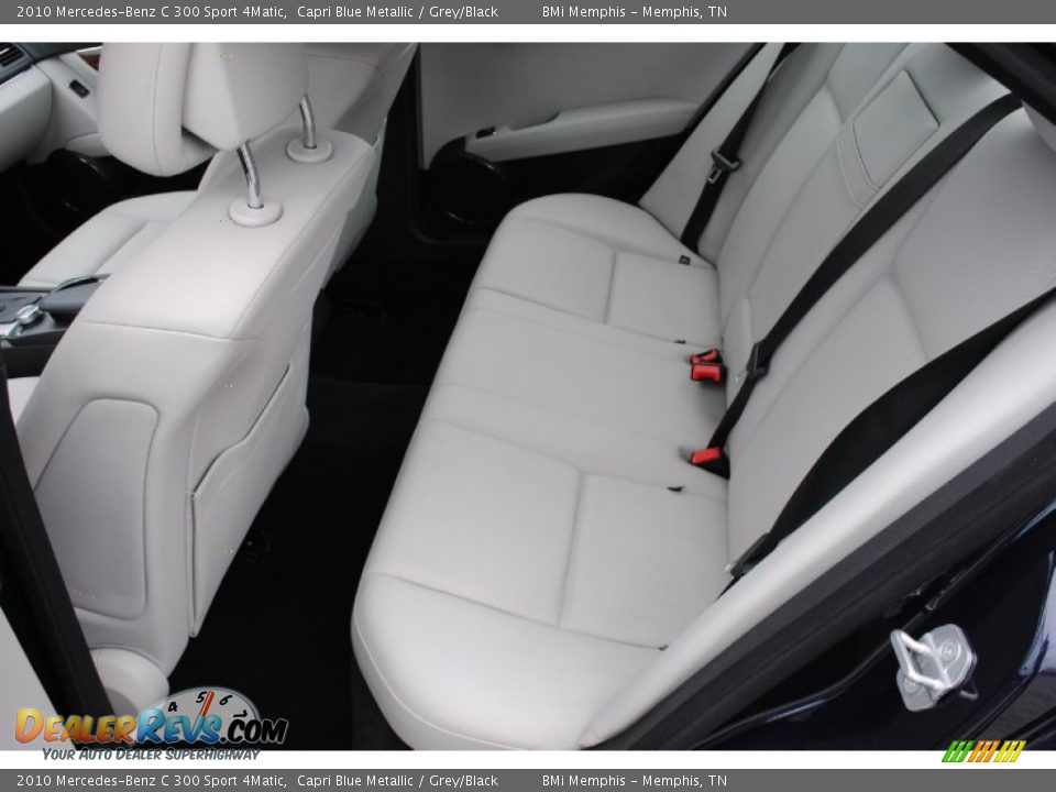 2010 Mercedes-Benz C 300 Sport 4Matic Capri Blue Metallic / Grey/Black Photo #17